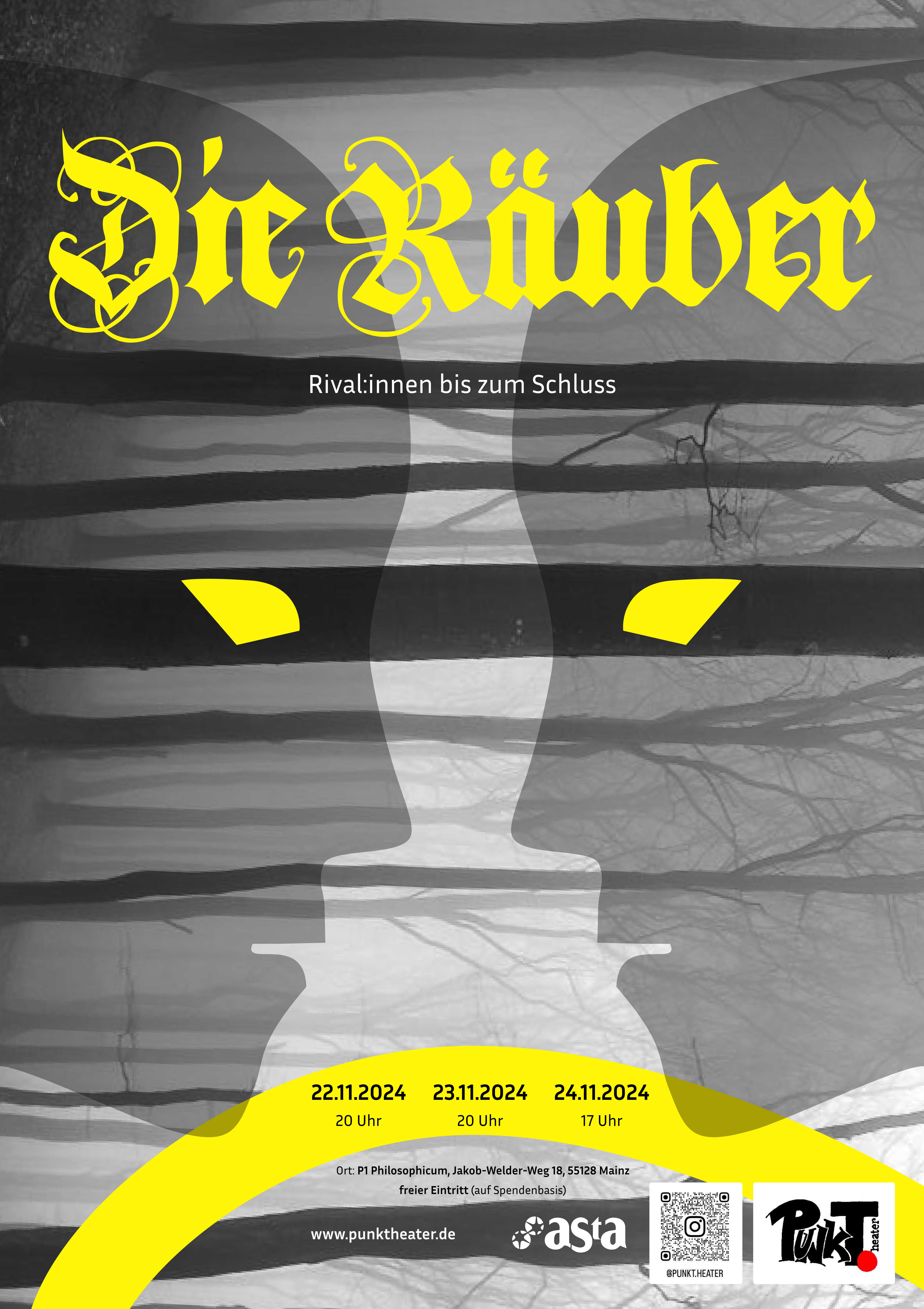 Casting Die Räuber am 22. und 29. April 18.00 Uhr P1